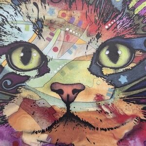 Colorful Cat Art Print